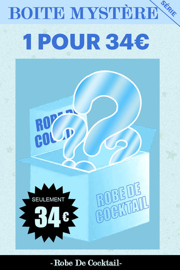 ZAPAKA BOÎTE MYSTÈRE de 1Pc Robe de Cocktail